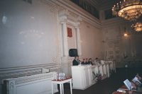 Конференция в Белом зале Мариинского дворца (Законодательное Собрание Санкт-Петербурга)